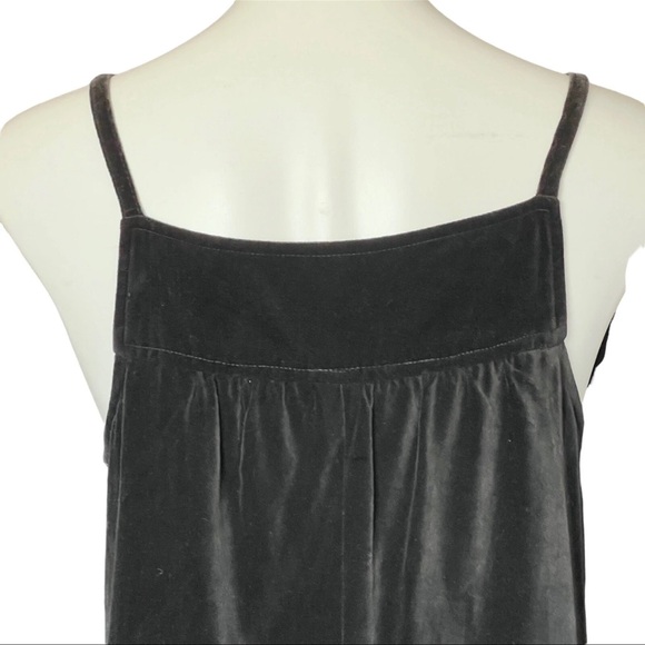 Trendy Boutique Classic Black Velvet Romper Dress Pockets Large - Picture 4 of 7